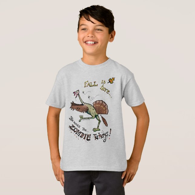 Zombie die Türkei T-Shirt (Vorne ganz)