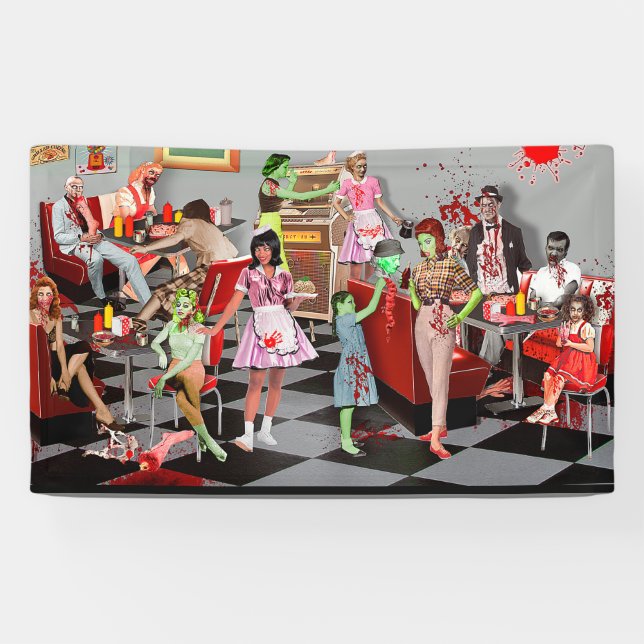 Zombie Diner Banner (Horizontal)