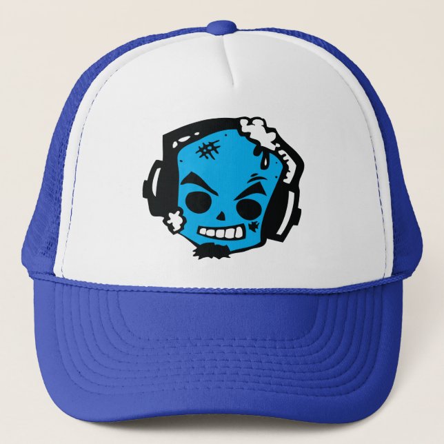 Zombie DJ Truckerkappe (Vorderseite)