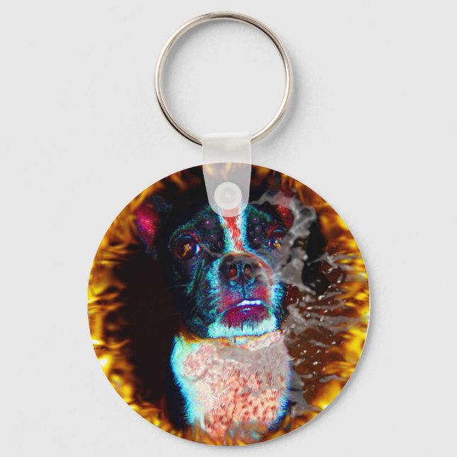 ZOMBIE DOG Keychain Schlüsselanhänger (Vorderseite)