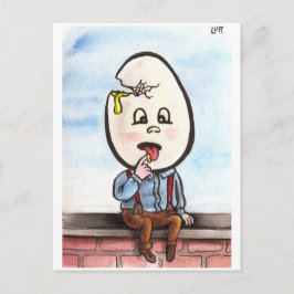 Zombie Dumpty Postcard Postkarte