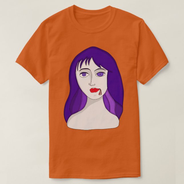 Zombie durstig nach Blut T-Shirt (Design vorne)