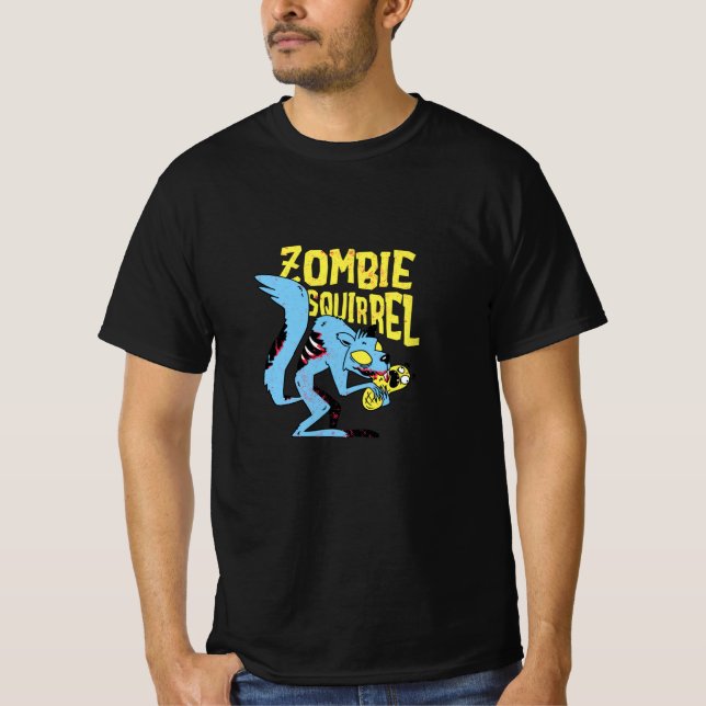 Zombie-Eichhörnchen T-Shirt (Vorderseite)
