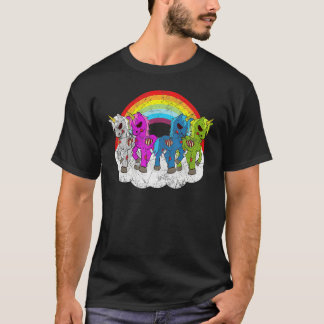 Zombie Einhorn Apokalypse Kreaturen Halloween Zomb T-Shirt