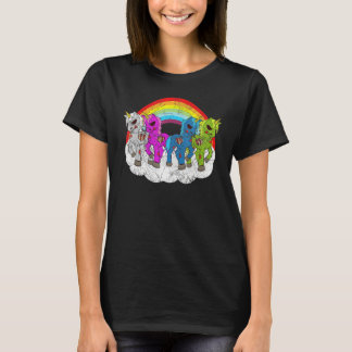 Zombie Einhorn Apokalypse Kreaturen Halloween Zomb T-Shirt