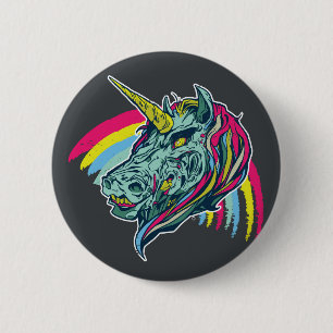 Zombie-Einhorn Button