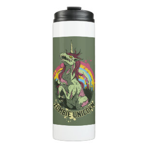 Zombie-Einhorn Thermosbecher