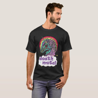 Zombie-Einhorn-Todesmetall T-Shirt