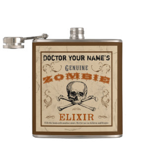 Zombie Elixir Anpassbare Flasche Flachmann