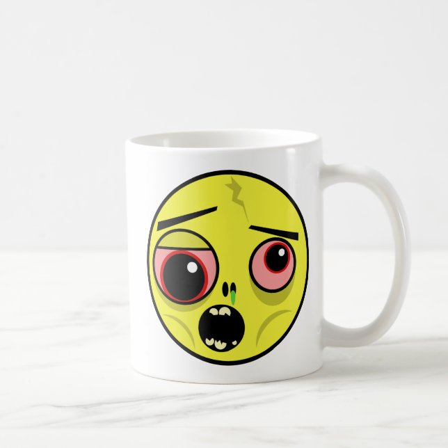 Zombie Face Coffee Tasse (Rechts)