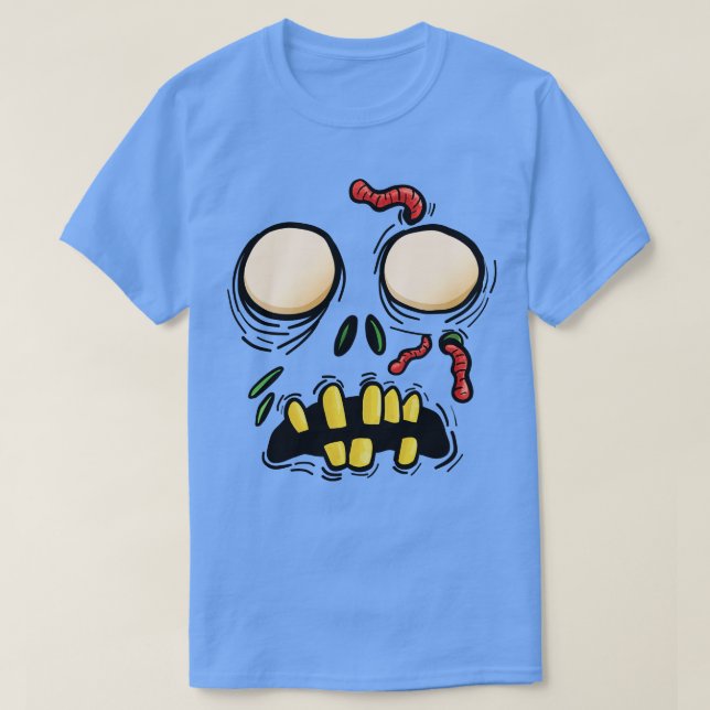 Zombie Face T-Shirt (Design vorne)