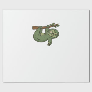 Zombie Faultier Halloween Zombie Faultier Zombie L Geschenkpapier