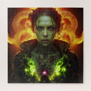 Zombie Femme Jigsaw Puzzle