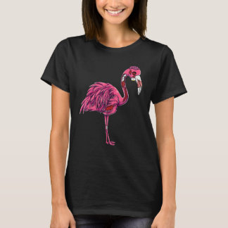 Zombie Flamingo Gruseliger Halloween-Kostüm Wo T-Shirt