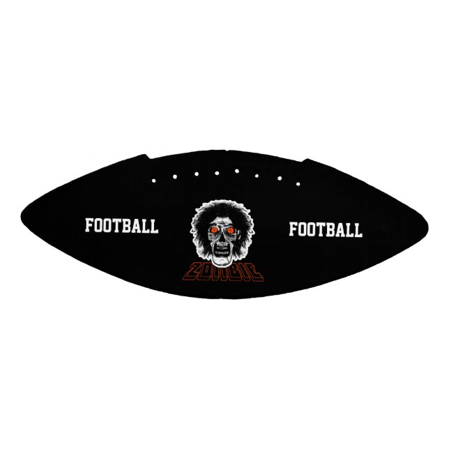 Zombie Football - Schwarz & Weiß Rot (Panel)