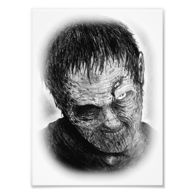 Zombie-Foto Fotodruck (Vorne)