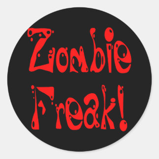 Zombie Freak # 7 Runder Aufkleber