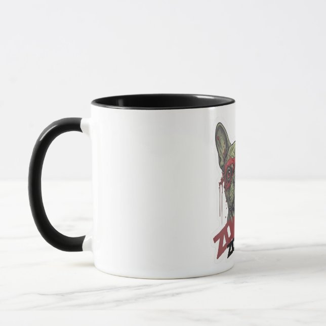 Zombie Frenchie Tasse (Links)