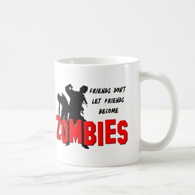 Zombie-Freunde Kaffeetasse (Rechts)