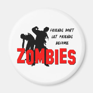 Zombie-Freunde Magnet