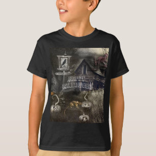 Zombie-Friedhof + Ratten Sinister Ave Halloween T-Shirt