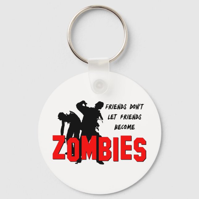 Zombie Friends Schlüsselanhänger (Vorderseite)
