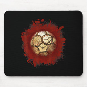Zombie-Fußball-Blut lustiger gruseliger Spieler Ha Mousepad
