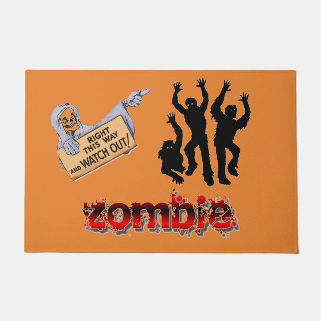 Zombie Fußmatte (Vorderseite)