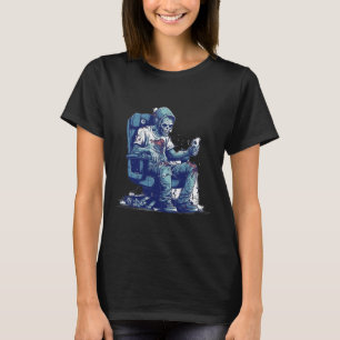 Zombie Gamer Halloween Costume Gaming Videospiel C T-Shirt