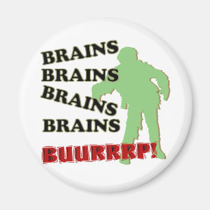 Zombie-Gehirn-Gehirn-GehirneBurp! Magnet