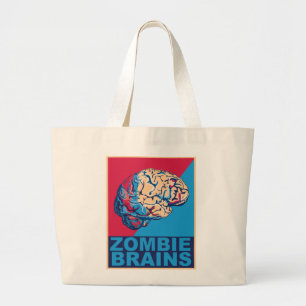 Zombie-Gehirn Jumbo Stoffbeutel