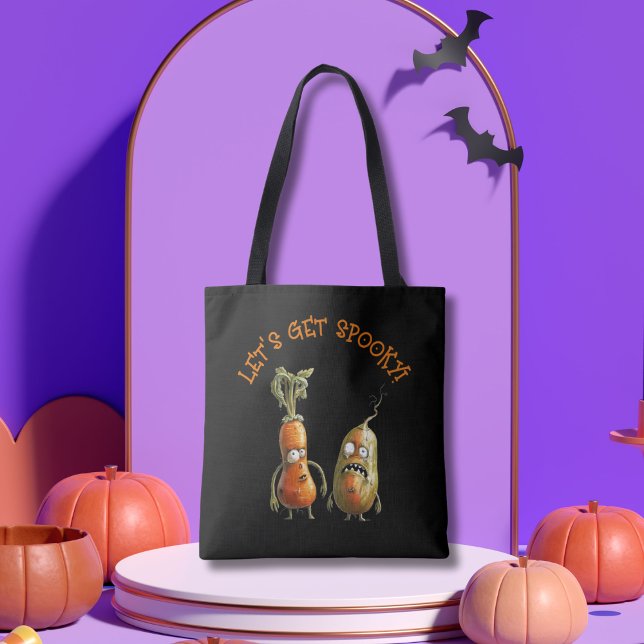 Zombie Gemüse schwarzes Halloween Tasche (Von Creator hochgeladen)