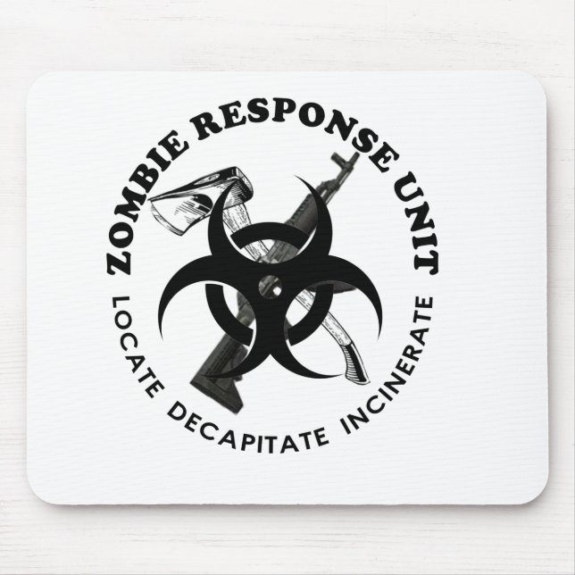 Zombie-Geschenk-Warteteam-Geschenke fertigen Mousepad (Vorne)