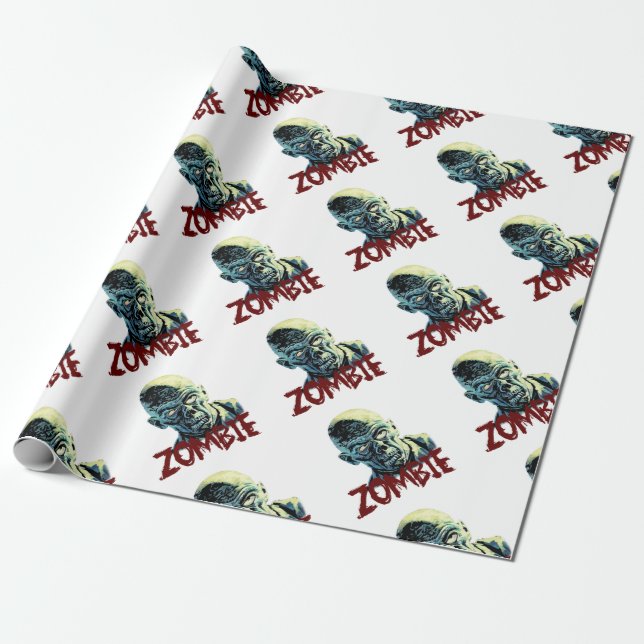 Zombie Geschenkpapier (Ungerollt)