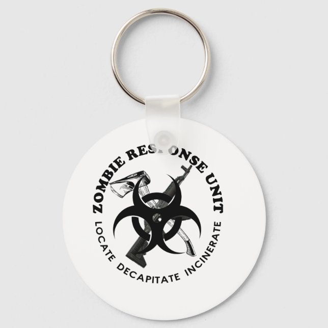 Zombie Geschenkteam-Geschenke individuell anpassen Schlüsselanhänger (Vorderseite)