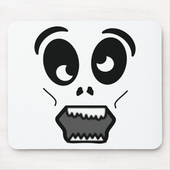 ZOMBIE-GESICHT MOUSEPAD (Vorne)