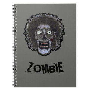 ZOMBIE-Gesicht Notizblock