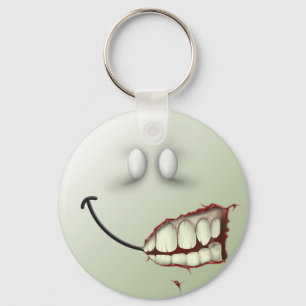 Zombie-Gesicht Schlüsselanhänger
