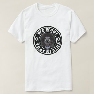 ZOMBIE Gesicht Wir Wollte Ihre Gehirne T-Shirt