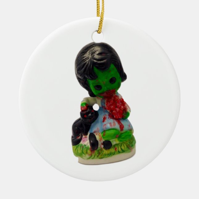 Zombie Girl Ornament (Vorne)