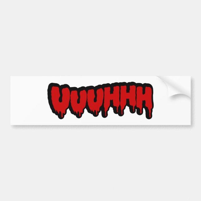 Zombie Groan Autoaufkleber (Vorne)