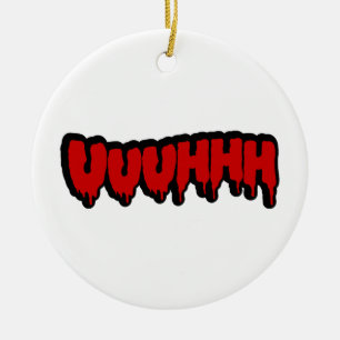 Zombie Groan Keramik Ornament