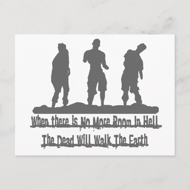 Zombie_gry Postkarte (Vorderseite)