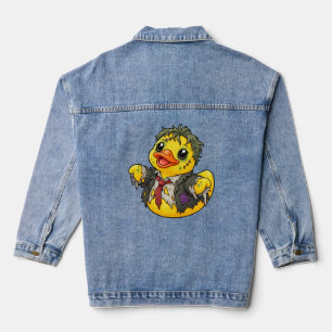 Zombie-Gummiente Halloween-Kostüm Jeansjacke