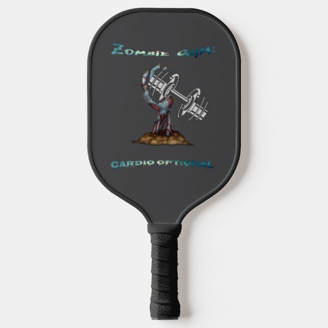 Zombie Gym: Cardio Optional Zombie Gym Pickleball Schläger (Vorderseite)
