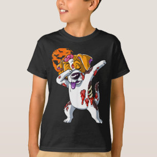 Zombie-Halloween-Hund T-Shirt