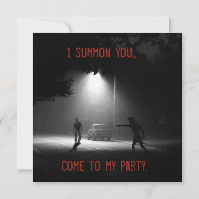 ZOMBIE HALLOWEEN INVITATION par (Devant)