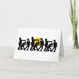 Zombie Halloween Karte