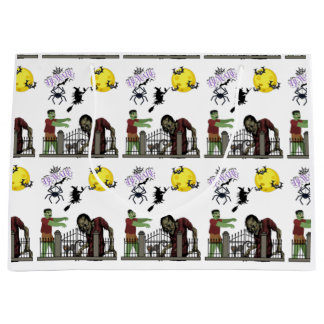 Zombie Halloween Land Große Geschenktasche Geschenktüte