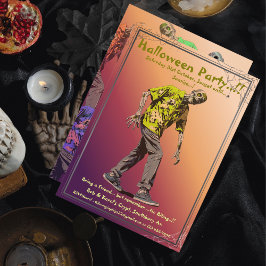 Zombie Halloween-Party Einladung